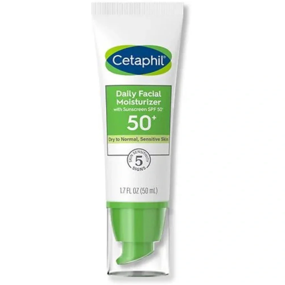 Cetaphil Daily Scrub and Facial Moisturizer SPF 50 Women’s Skincare NEW